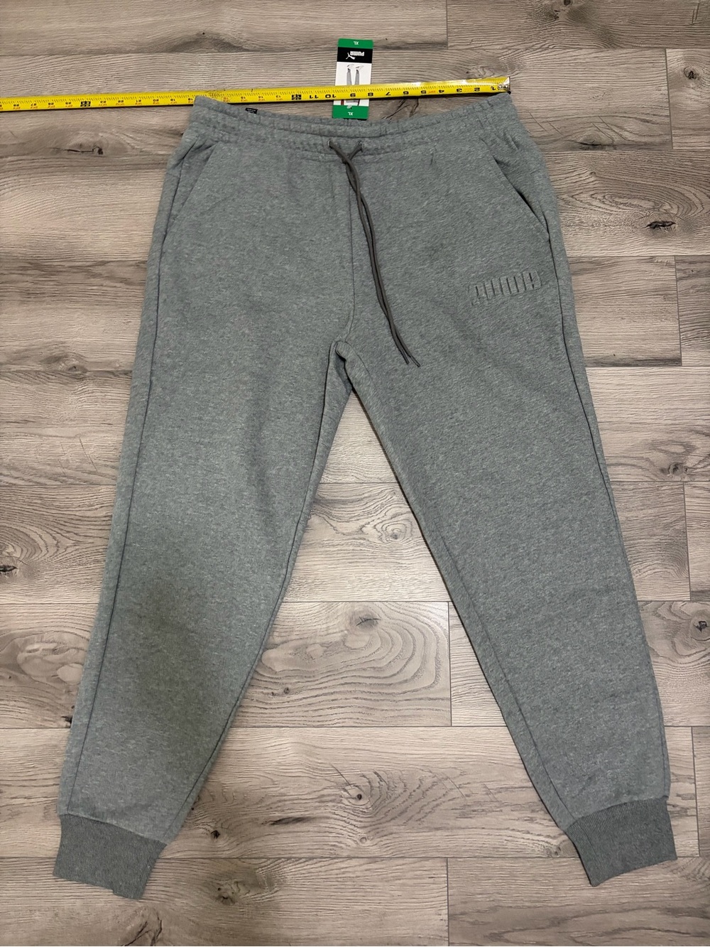 Puma Men's Heather Gray Jogger Sweatpants